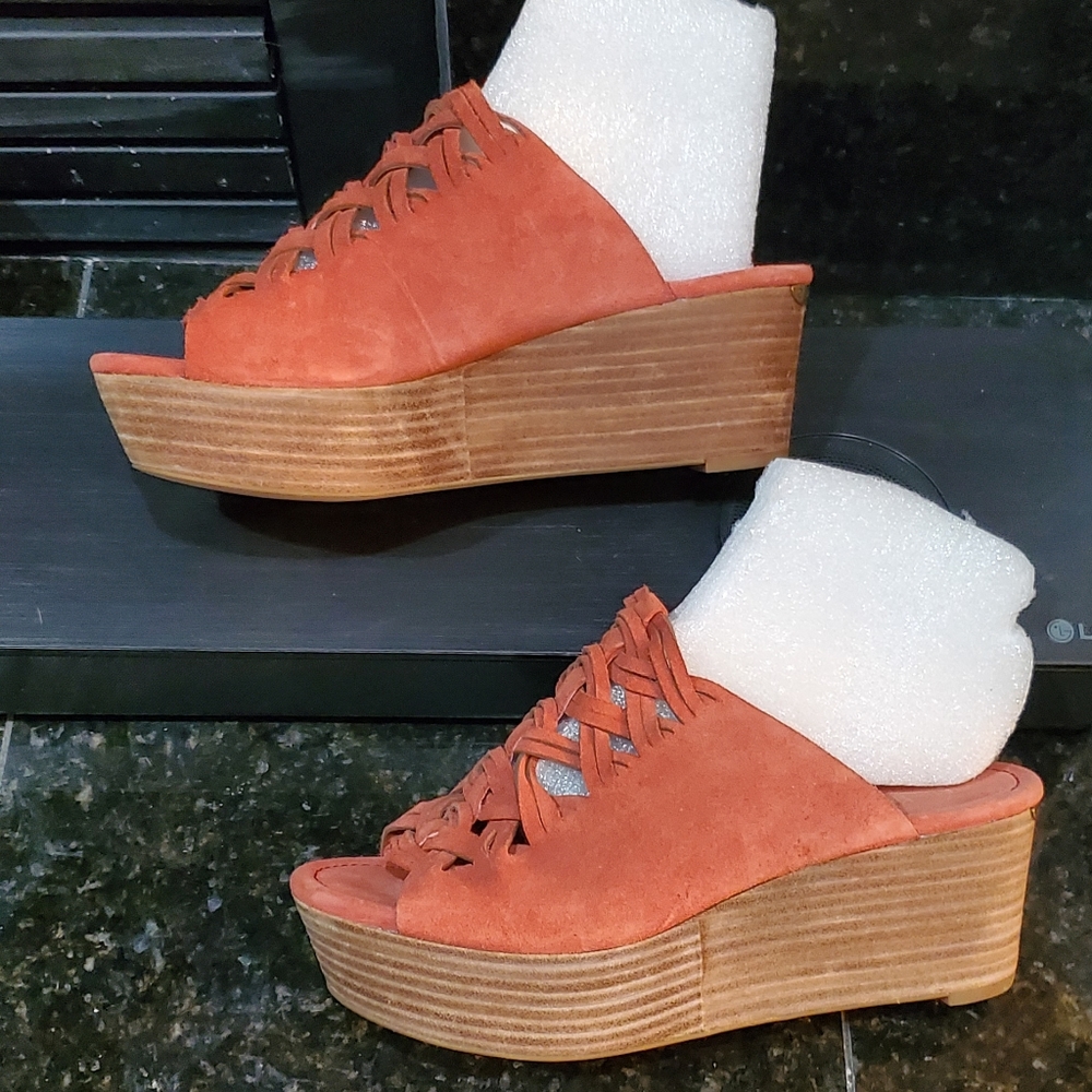 Michael Kors suede Leather Platform Ladies Shoes